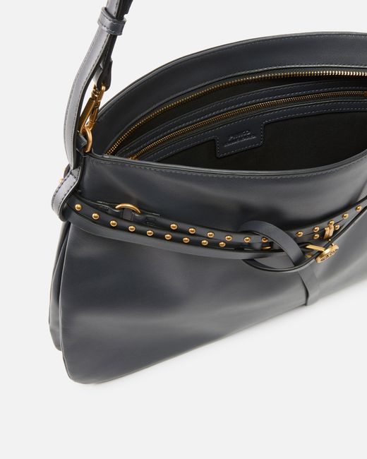 Pinko Black Belt Bag Big Large Shoulder Bag