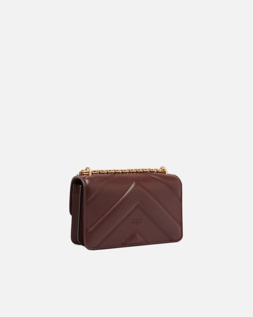 Pinko White Mini Love Bag One Shoulder Bag