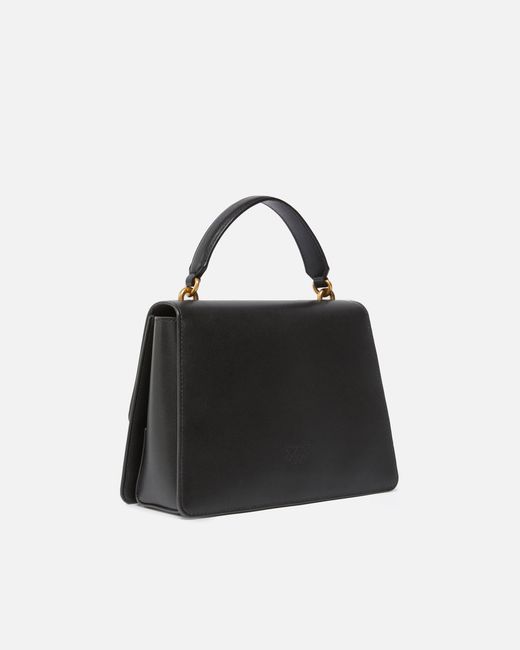 Pinko Black Classic Love Bag One Top Handle Light Simply