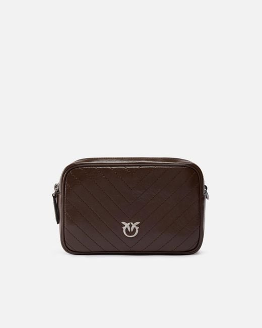 Camera Bag Media A Tracolla di Pinko in Brown