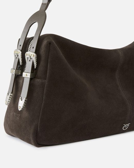 Pinko Black Keeper Bag Large Shoulder Bag