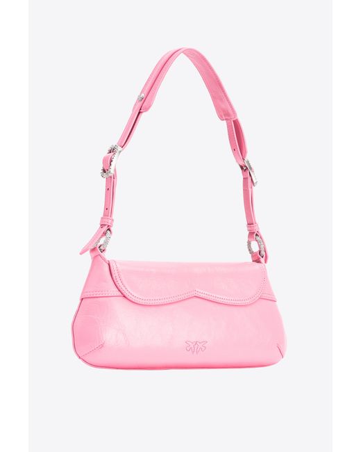 Pinko Pink Classic 520 Bag In Vintage Naplak