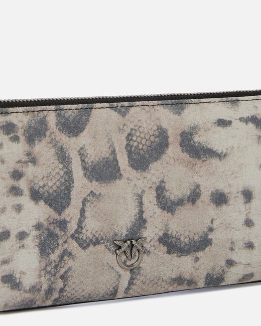 Pinko White New Horizontal Medium Shoulder Clutch