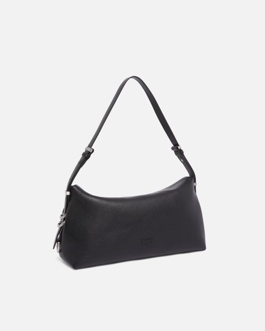 Borsa A Spalla Saddle Bag Baguette Media di Pinko in White