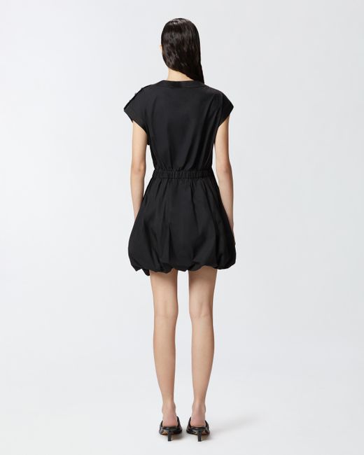 ワンピース Pinko POPLIN DRESS WITH CROSS Pinko Poplin Dress With Crossover Detail in Red | Lyst