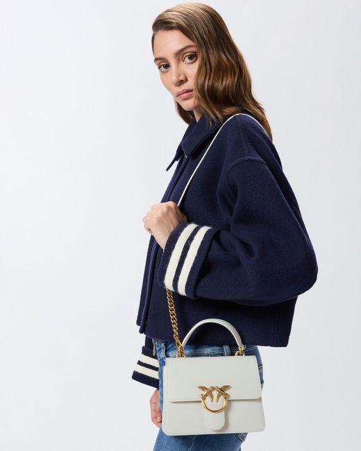 Pinko White Mini Handbag Love Bag Top Handle