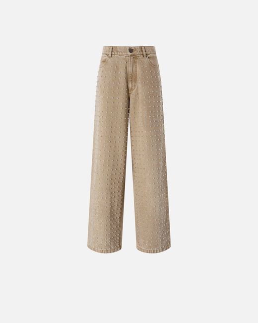 Pinko Natural Jeans With Studs