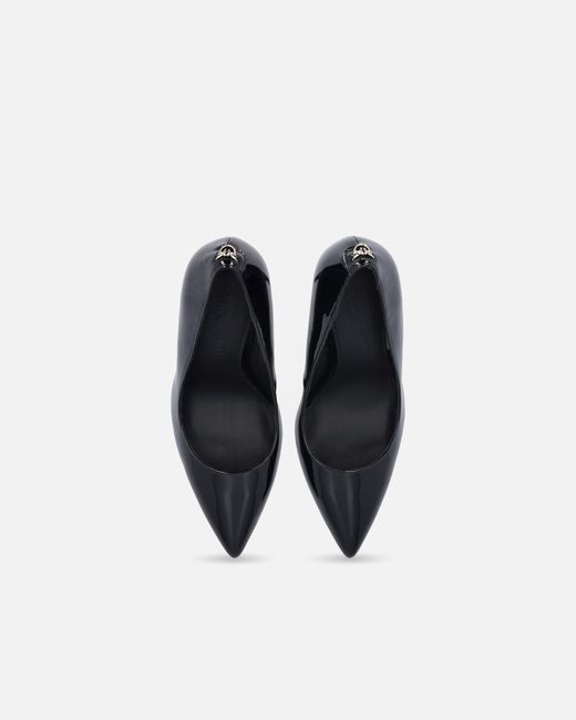 Pinko White Shiny Heeled Pumps