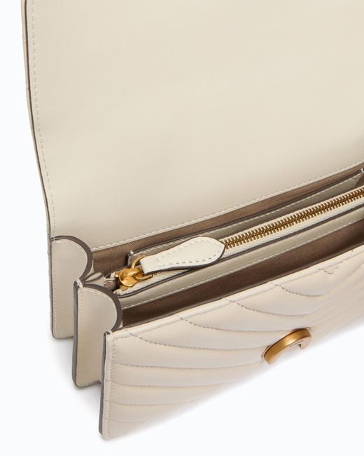 Pinko Natural Mini Love Bag One Chevron