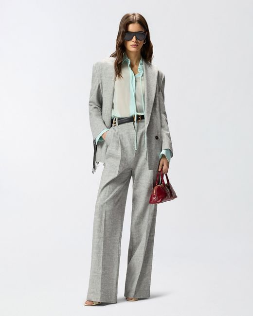 Pinko Blue Transparent Shirt