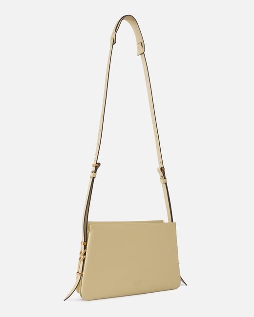 Pinko White Mini One, Two, Three Bag
