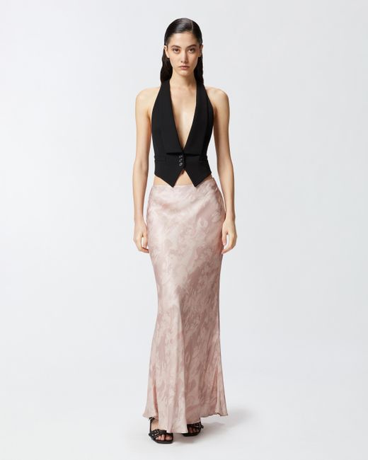 Pinko Blue Reimagine By X Patrick Mcdowell Waistcoat With Open Back