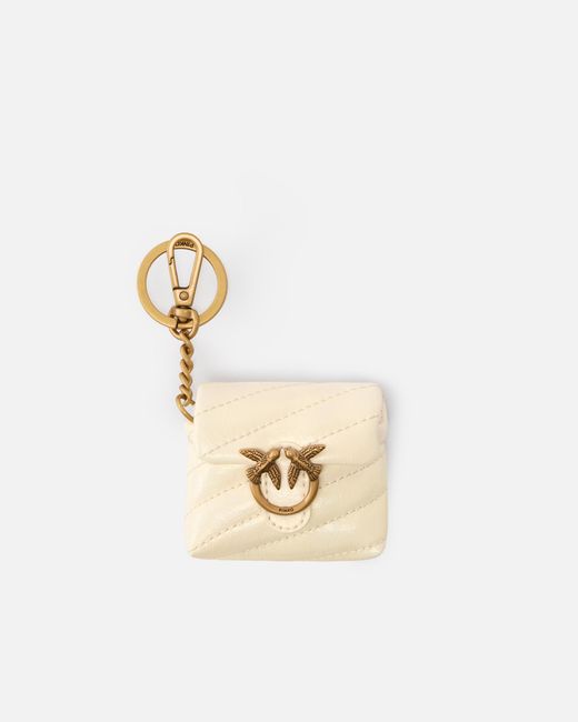 Pinko Metallic Love Bag Puff Airpods Case