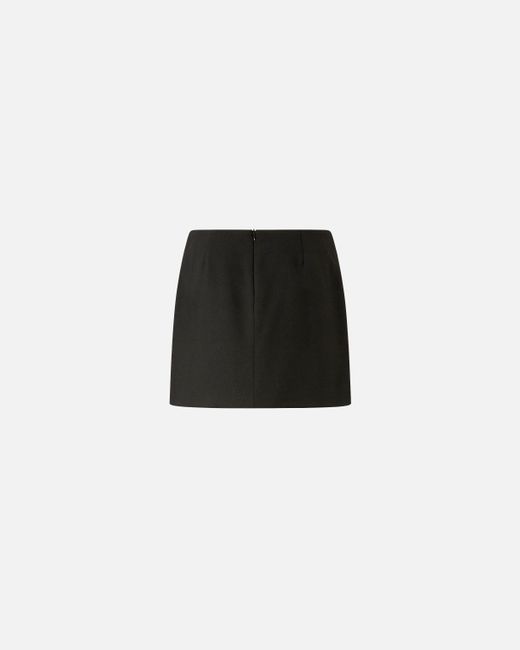 Pinko Black Crystal And Pearl Miniskirt
