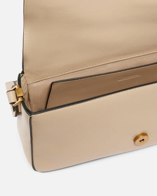 Pinko Natural Soft Leather Love Bag Large Shoulder Bag
