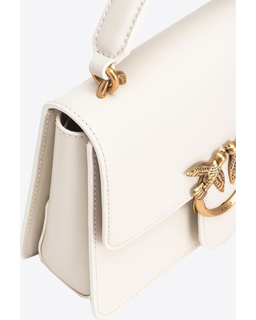 Pinko Natural Mini Love Bag One Top Handle Light Simply
