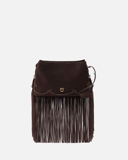 Pinko White One, Two, Three Bag Small Crossbody Bag