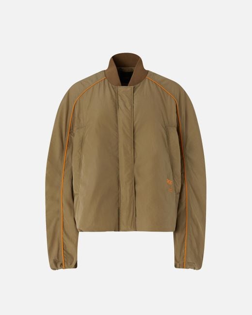 Pinko Natural Technical Canvas Bomber Jacket