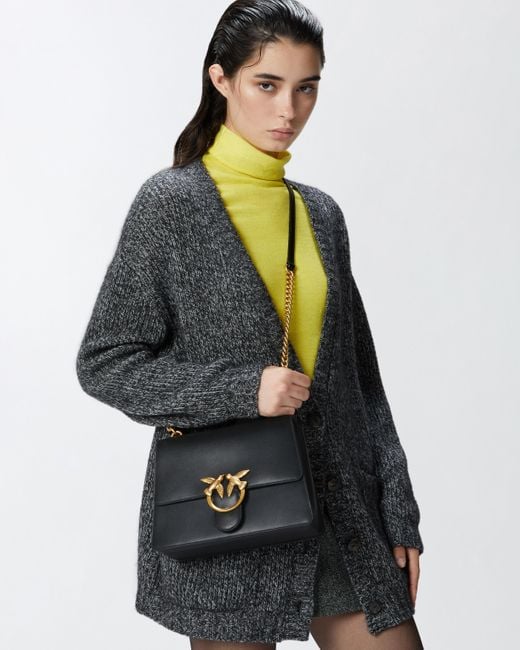 Borsa A Mano E Tracolla Media Love Bag di Pinko in Black