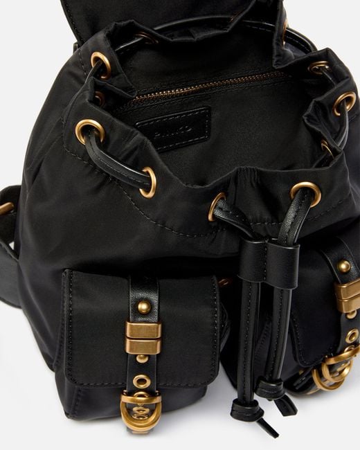 Pinko Black Small Nylon Backpack
