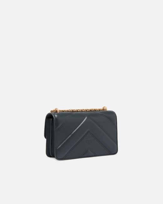 Pinko White Mini Love Bag One Shoulder Bag