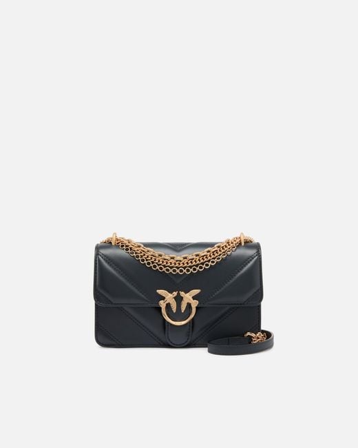 Pinko White Mini Love Bag One Shoulder Bag