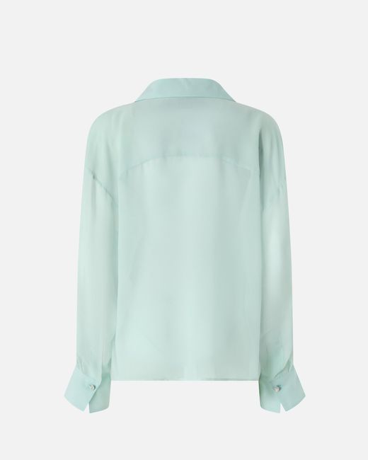Camicia Trasparente di Pinko in Blue