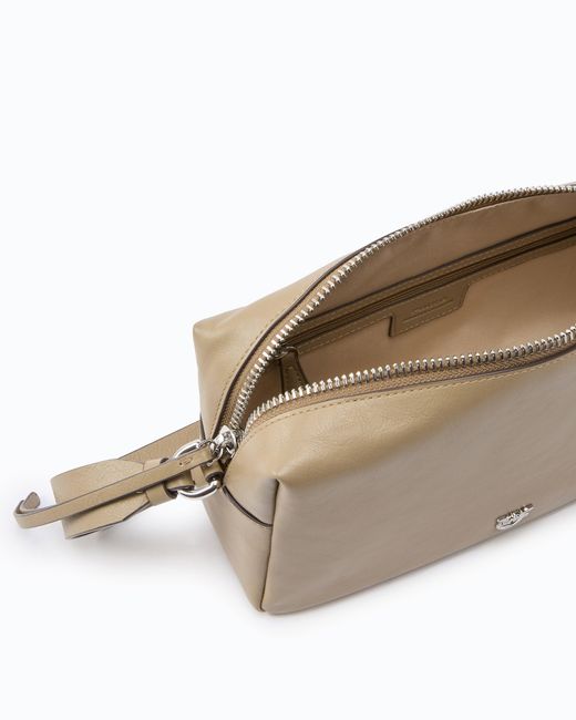 Pinko White Medium Crossbody Boston Bag
