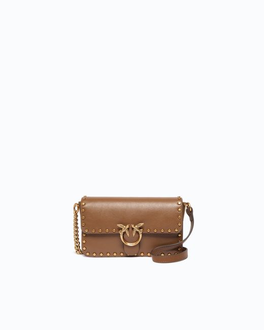 Pinko White Baby Love Bag One Slouchy Crossbody Bag