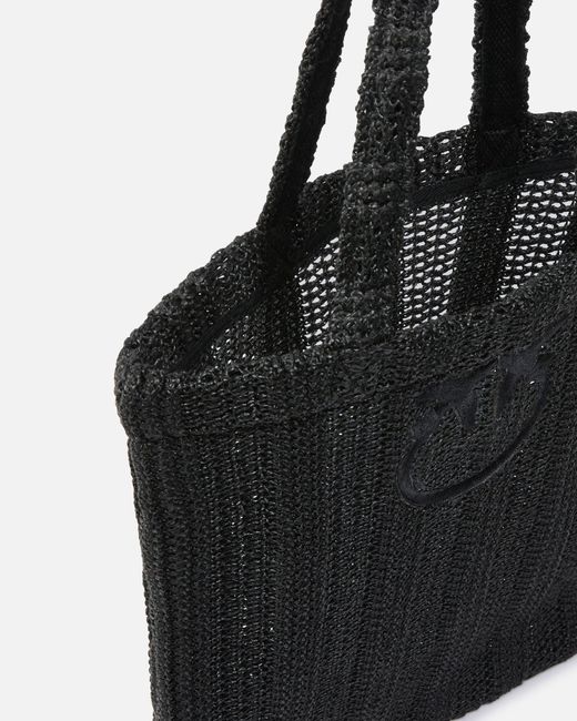 Pinko Black Easy Tote Bag Medium Shopper