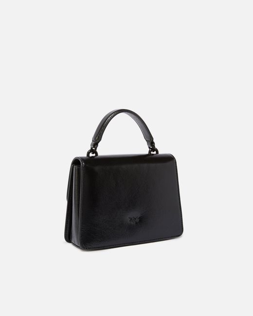 Pinko Black Mini Love Bag One Top Handle Light Small Handbag