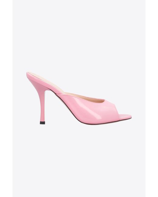 Pinko Pink Mules-Sandaletten Mit Absatz, Rosa