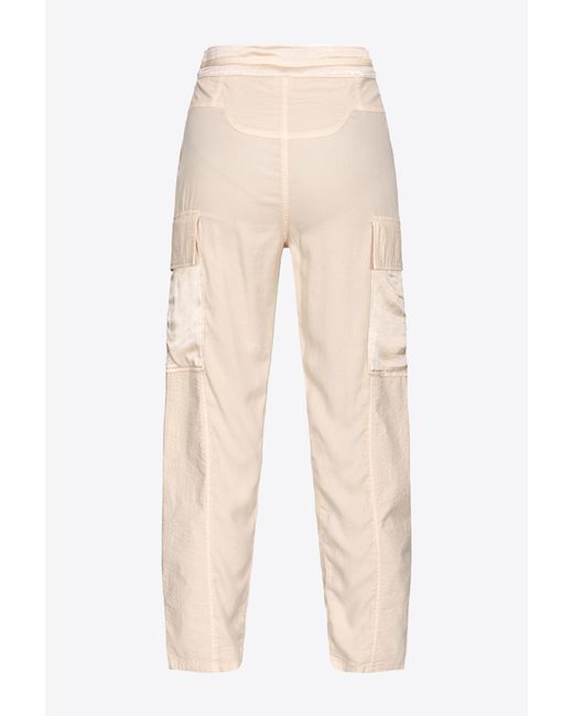 Pinko Natural Flowing Cargo Trousers