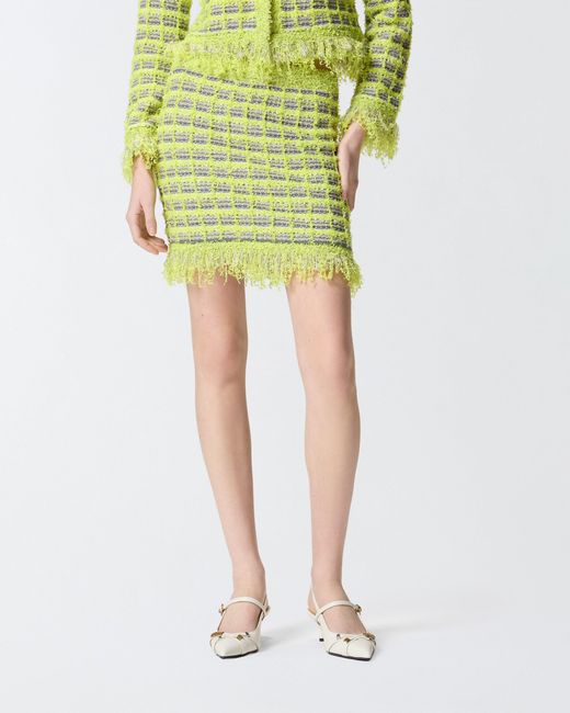 Pinko Green Mini Skirt
