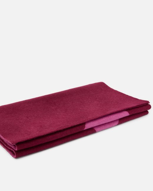 Pinko Red Scarf With Lettering Logo