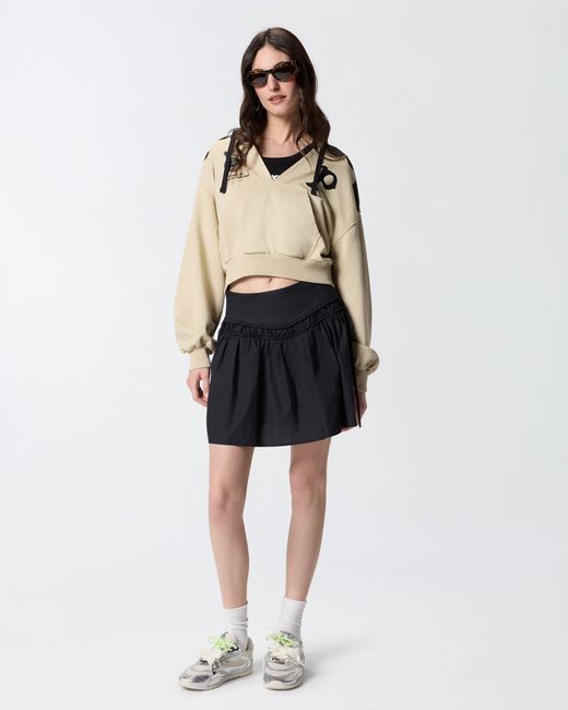 Pinko Natural V-Neck Hoodie