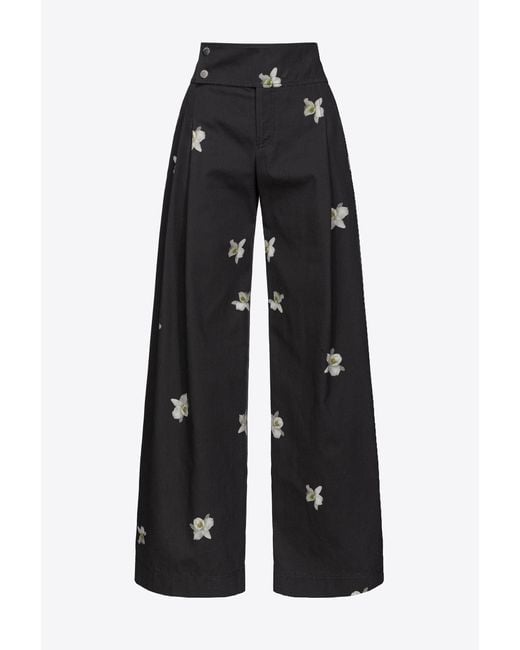 パンツ Pinko RESTA PANTS PINKO Resta Trousers | Blue | FARFETCH JO