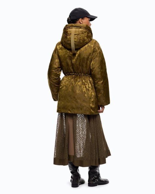 Pinko Green Down Jacket