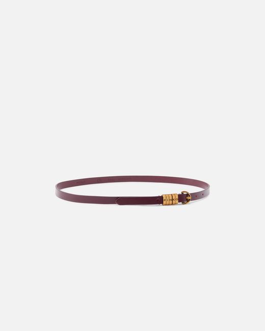 Pinko White 1.2-Cm Belt With Lettering Logo