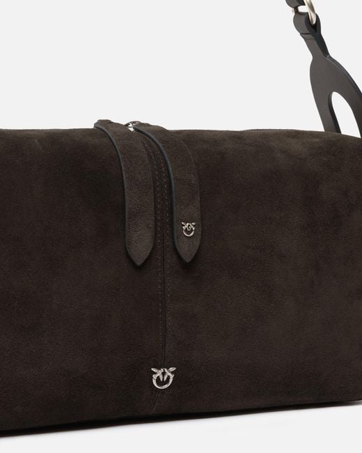 Pinko Brown Keeper Bag Medium Shoulder Bag