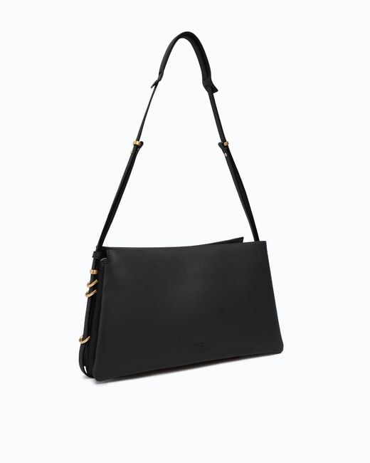 Pinko Black One, Two, Three Bag Shoulder Bag With Three Compartments