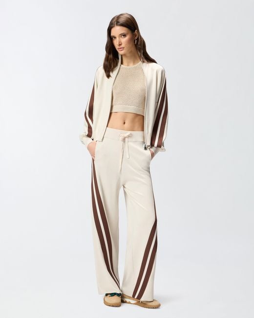 Pinko White Sleeveless Crop Top With Bands On The Back