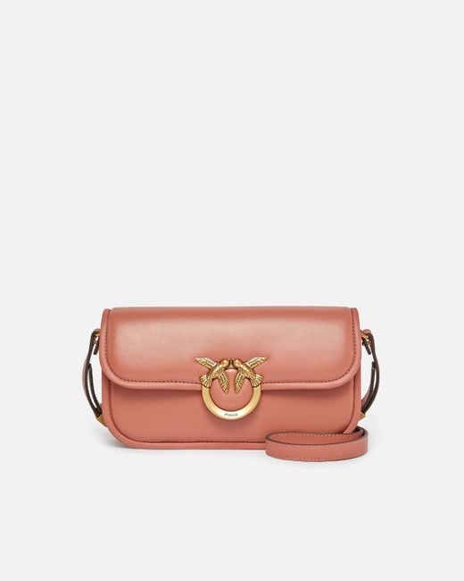 Borsa A Tracolla Piccola Love Bag Box di Pinko in Pink