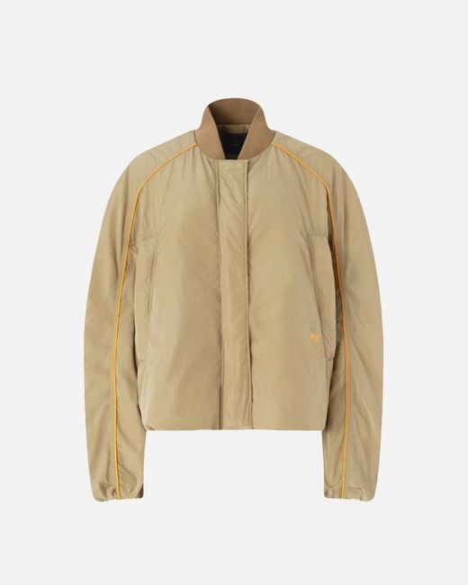 Pinko Natural Technical Canvas Bomber Jacket