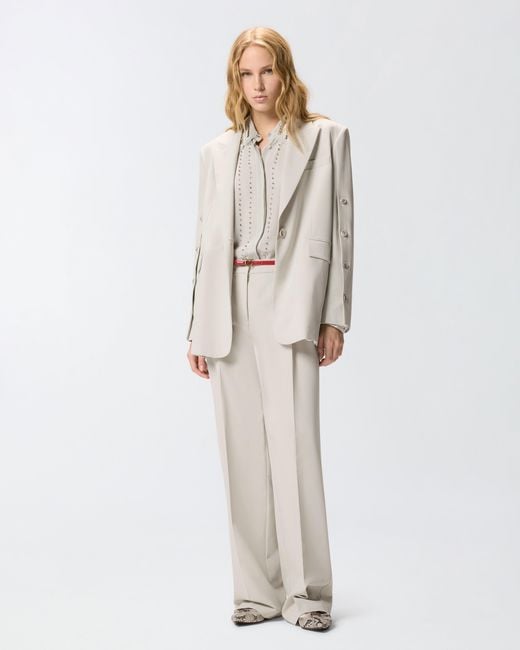 Pinko Natural Flowing Jacket With Slits