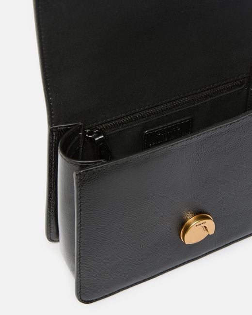 Pinko Black Mini Love Bag One Top Handle Light Small Handbag