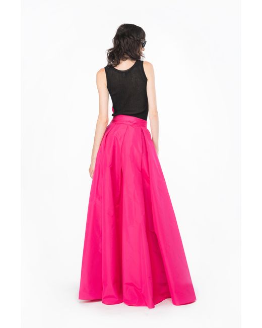 Pinko Maxi Skirt in Pink Lyst UK