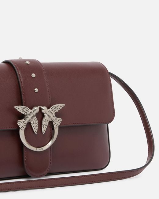Pinko Brown Medium Shoulder Bag Love Bag
