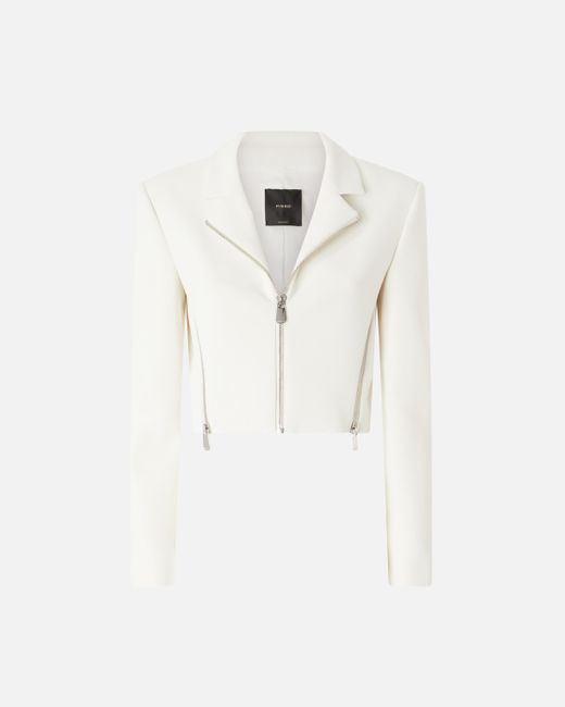 Pinko Short Jacket in White Lyst UK
