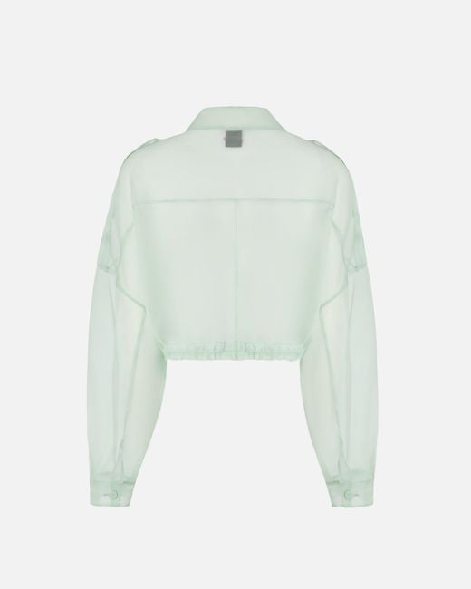 Pinko Green Cropped Pea Coat